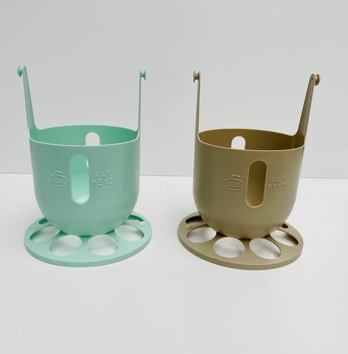 Houder voor drinkfles mijnlamp - Groen - Voedersilo - Drinkfonteinen