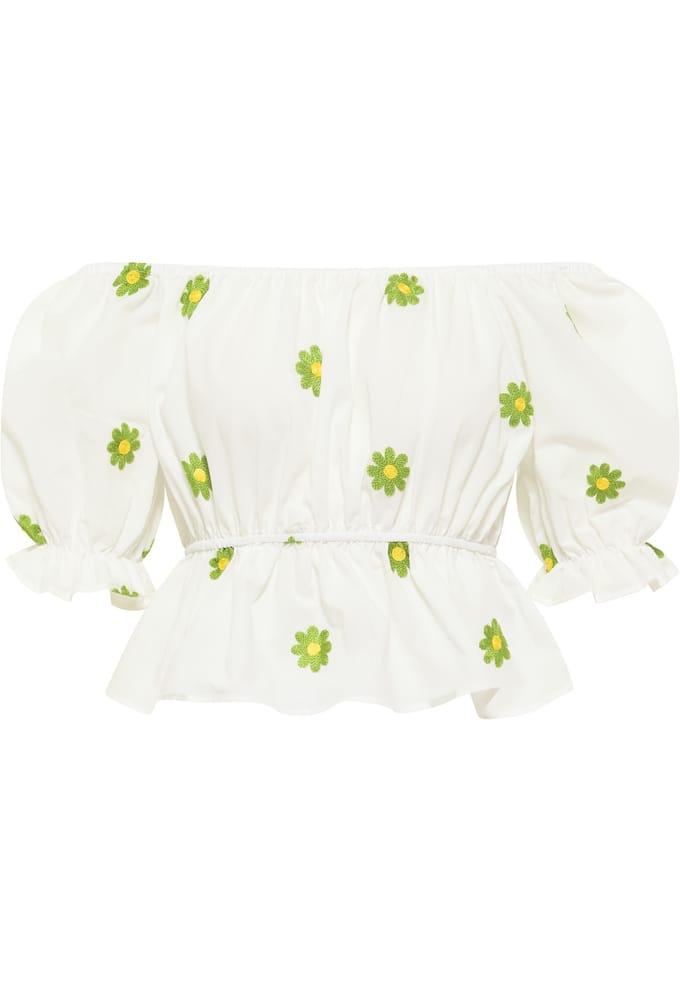 myMo Geborduurde Geknoopte Blouse osha
