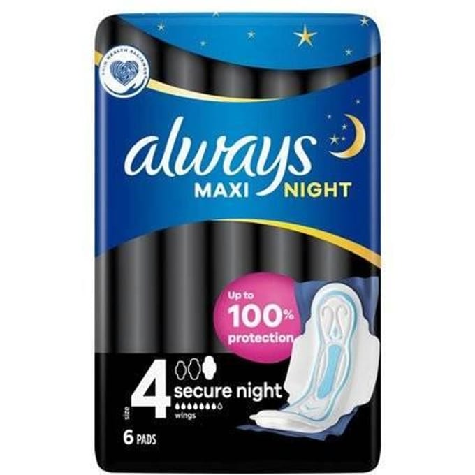 Always Classic maxi secure nacht 6st met vleugels maat 4