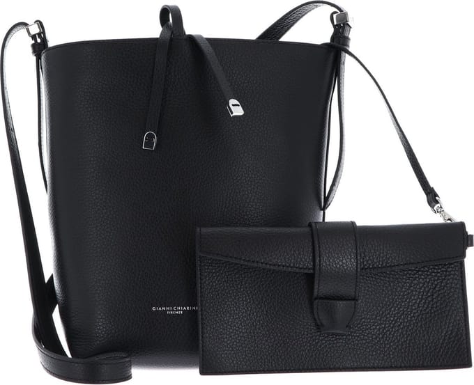 GIANNI CHIARINI Schoudertas Amelia Hobo Bag Nero Zwart