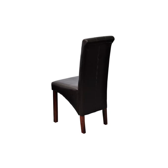 vidaXL Eetkamerstoelen 6 st kunstleer zwart