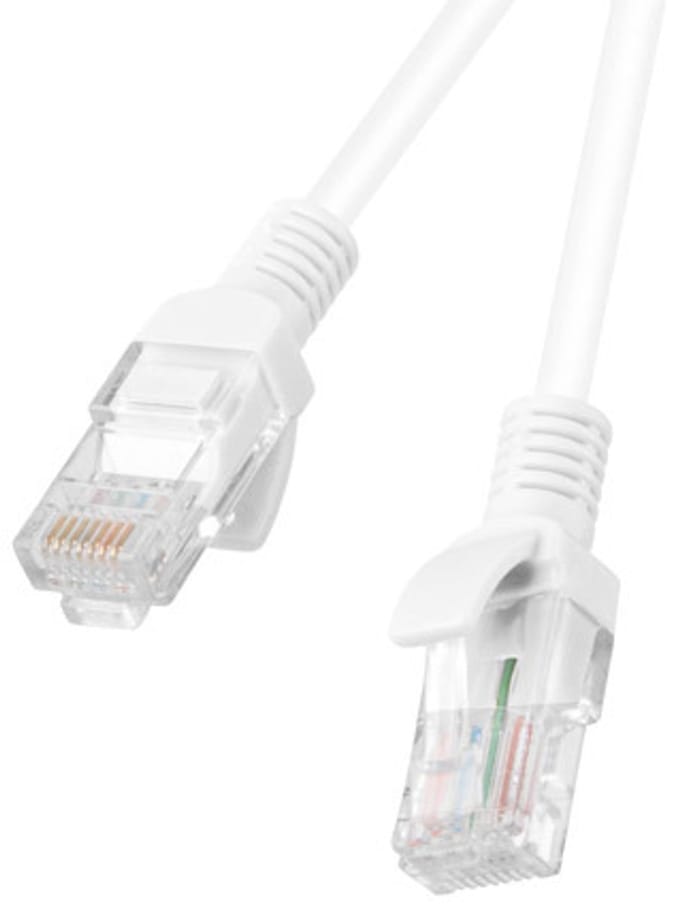Lanberg PCU5‑10CC‑1000‑W – Netwerkkabel Cat5e UTP 10 m Wit (U/UTP, Fluke Passed)