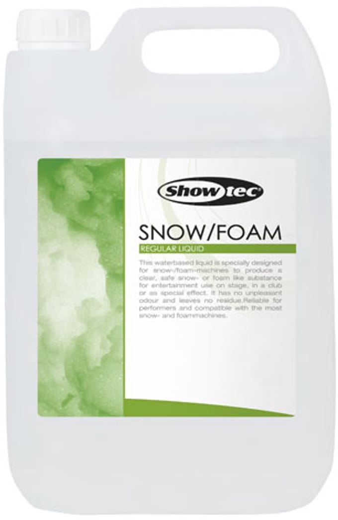 Sneeuw schuimvloeistof Showgear 5L Waterbasis