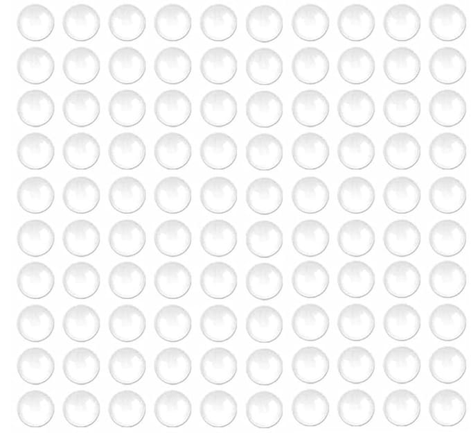 Dailygoods- Rubberen Doppen 100 Stuks - Zelfklevend - Elastische Buffers - Deurstopper - Wandrubberen Noppen - Schokbestendig - Transparant Ontwerp - Deurbuffer