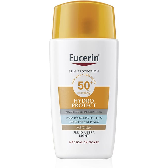 Zonnebescherming Hydro Protect Getinte Vloeistof Spf50+ #medium 50 ml