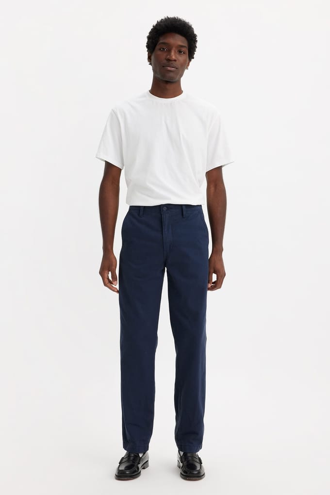 Levi's Xx Chino Authentic Rlx Navyazer Soft Größe: W28L30 | Chinos Outlet | Herren | Blau