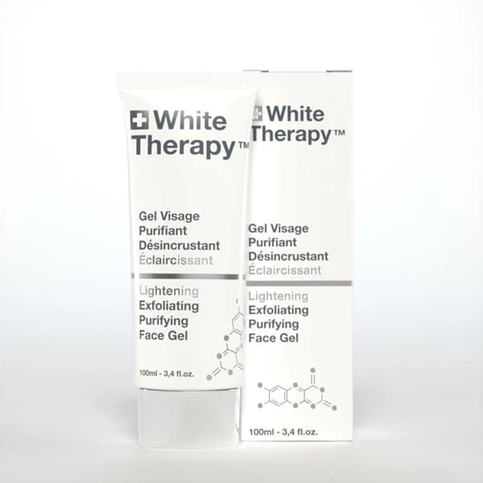 White Therapy + Lightening Exfoliating Purifying Face Gel, 100ml