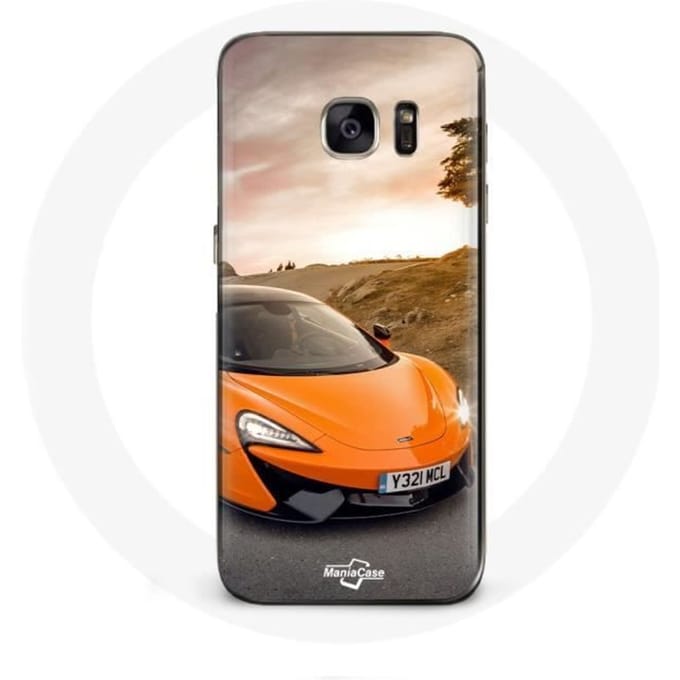 Coque - McLaren - Galaxy S7 - Orange - Formule 1 - Rigide orange