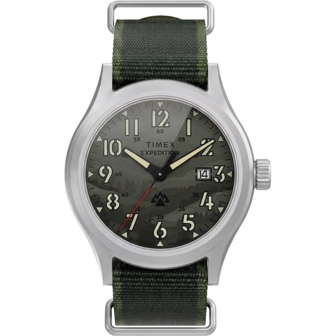 Timex Sierra TW2Y89500 Horloge - Textiel - Groen - Ø 40 mm