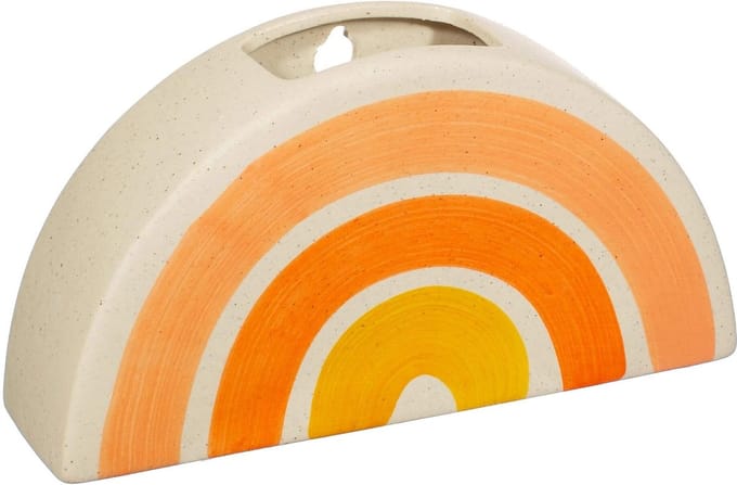 Sass & Belle Bloempot - Hangbloempot Regenboog - 18 cm x 10 cm
