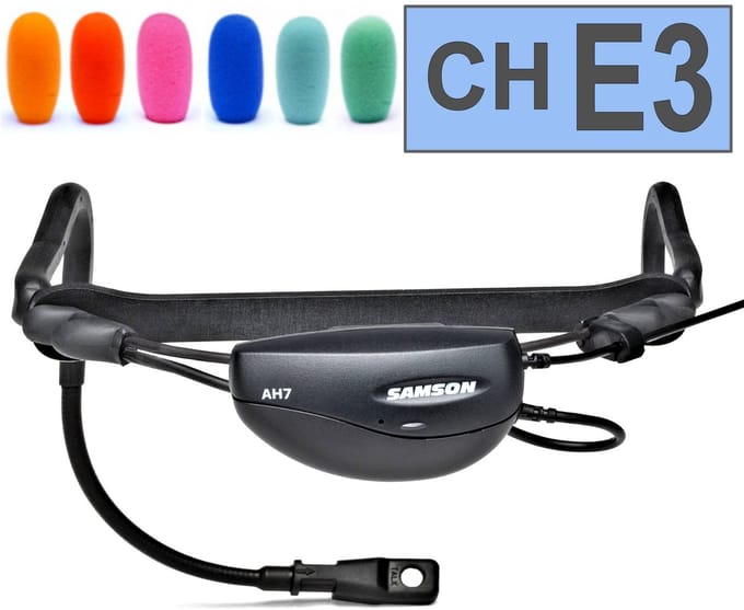Samson Fitness E3 Reserve Headset Microfoon