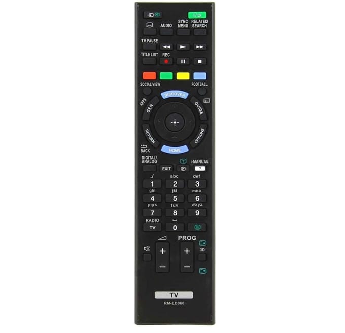 Jumada's - Afstandsbediening geschikt voor Sony LCD-LED-SMART TVs - Model RM-ED060