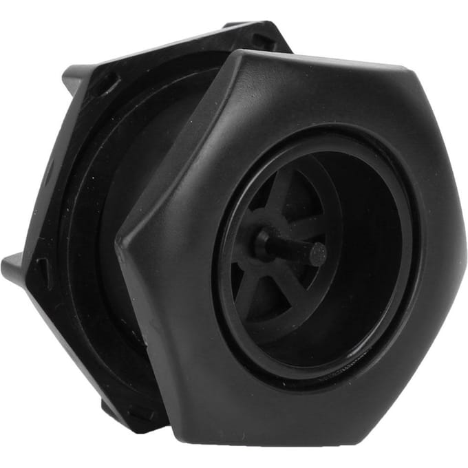 Valve de vidange noire en PVC durable pour bateaux gonflables, accessoires de kayak et de bateau de pêche black