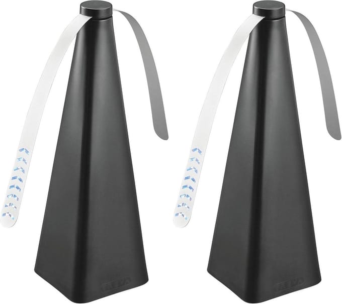 Tafelblad Bug en Fly Deterrent Fan 2 Pack - Zwart