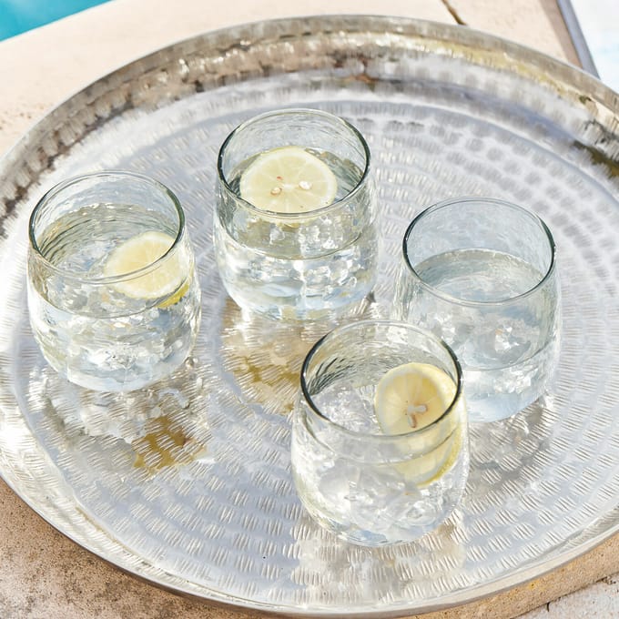 LOBERON Glas set van 4 Valters helder