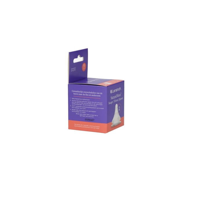 Lansinoh Speen Natural Wave Flow XS 0mnd+ 2-Pack
