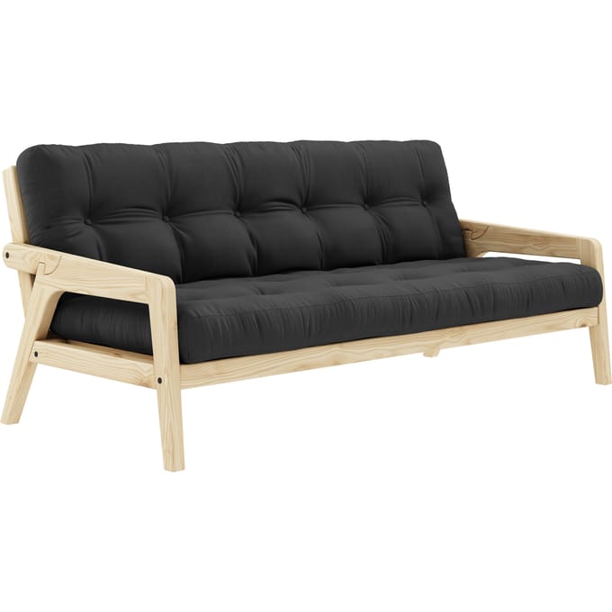 Karup Grab Slaapbank - 734 Dark Grey - 101ClearLacquered