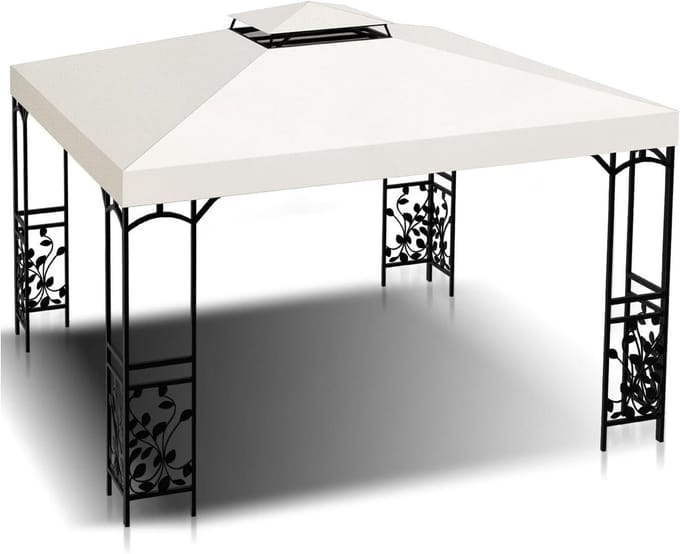 Paviljoen Dak - Tenthoes - Feest Tent - Dubbel Laags Dak - 3 x 3 Meter - Beige
