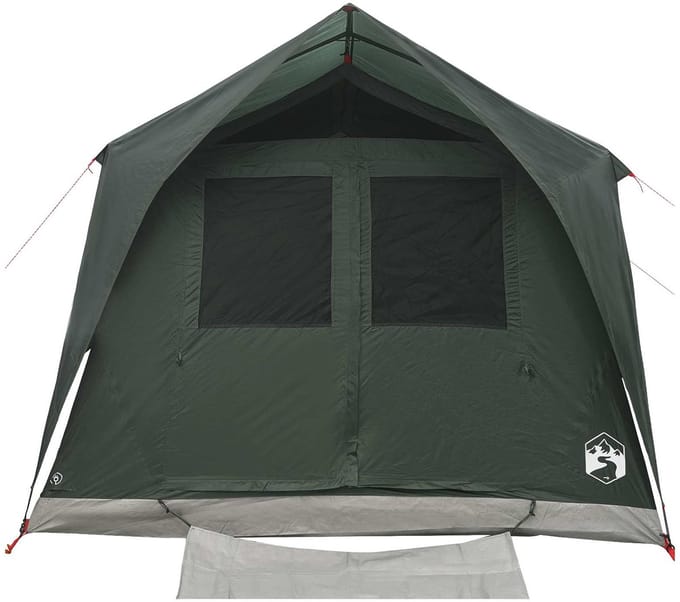 vidaXL - Tunneltent - 6-persoons - Legergroen - Polyester - en - Staal
