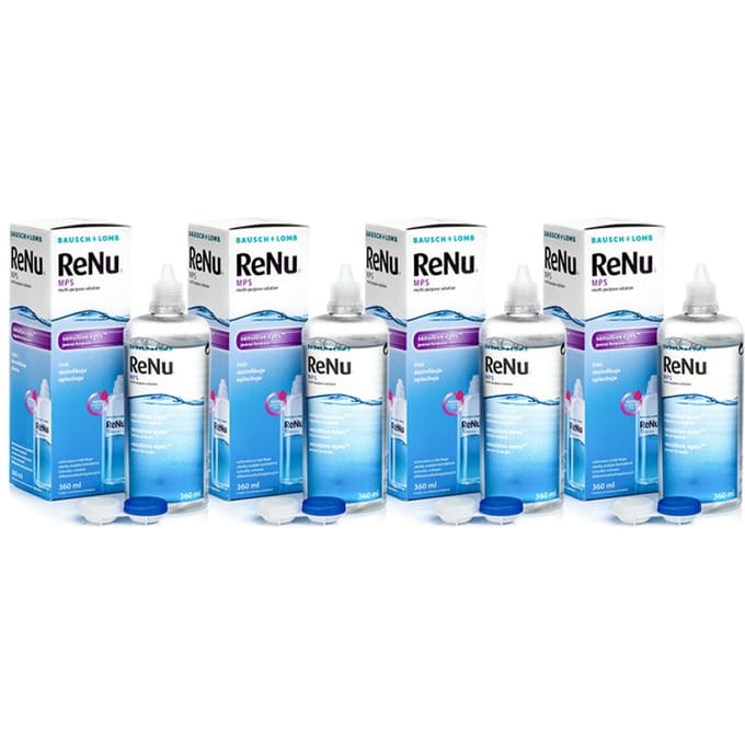 ReNu MPS Sensitive Eyes 4 x 360 ml met lenzendoosjes