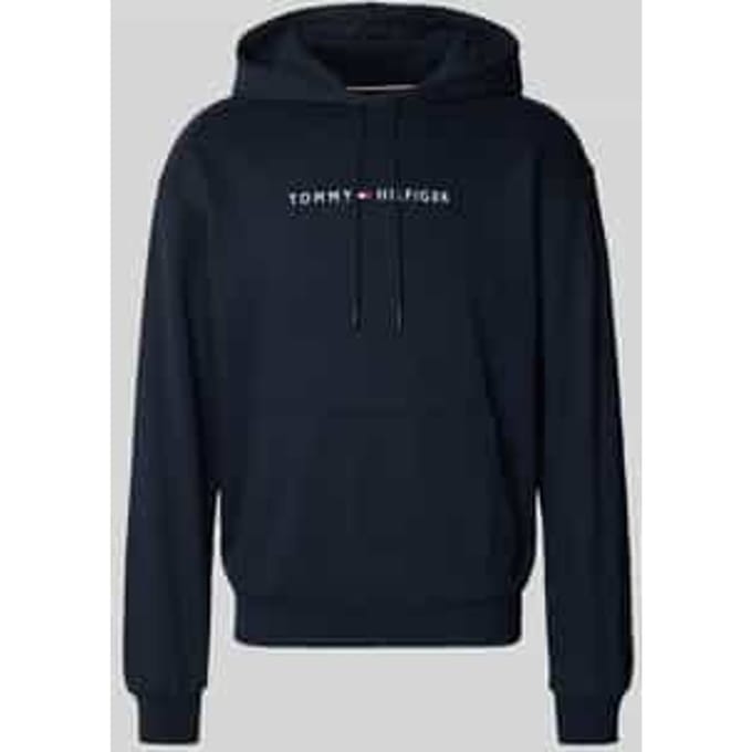 Regular fit hoodie van katoenmix