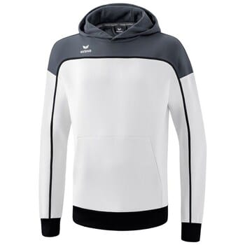 Erima Change Sweatshirt Met Capuchon Heren - Zwart / Slate Grey / Wit | Maat: L