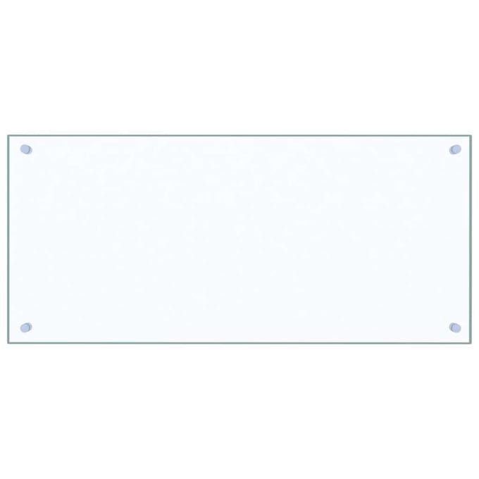 vidaXL - Spatscherm - keuken - 90x40 - cm - gehard - glas - transparant