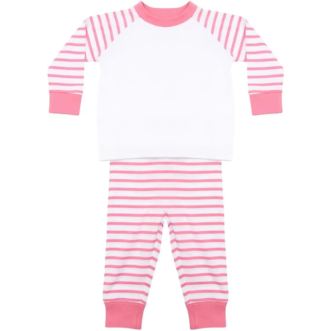 Pyjama's Kind 36/48M Larkwood Pink / White 100% Katoen