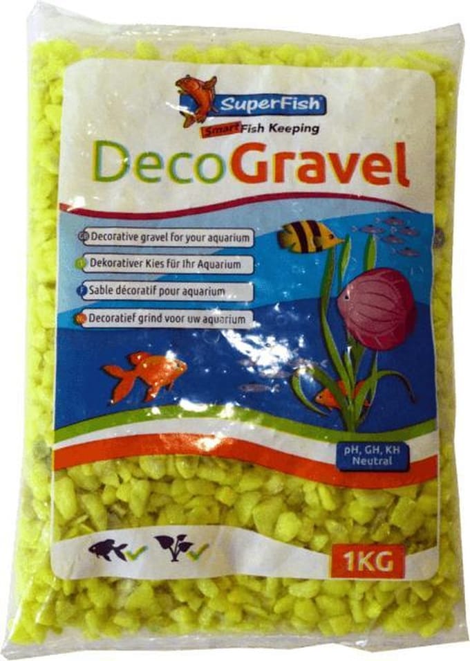 Superfish deco grind neon geel 1 kg