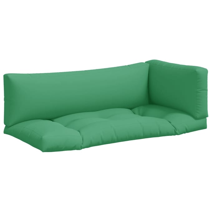 vidaXL - Palletkussens - 3 - st - stof - groen