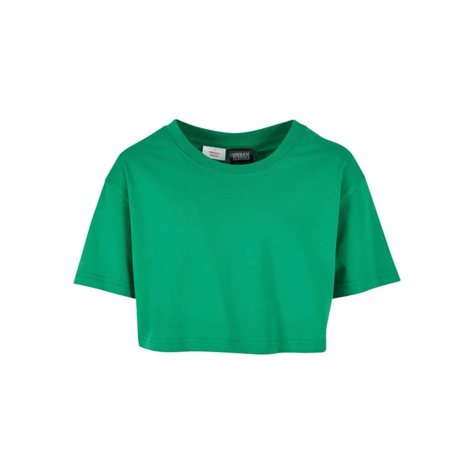 Urban Classics - Short Kimono Kinder Crop top - Kids 110/116 - Groen