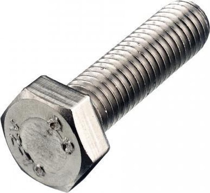 M6 Bout - 6 x 20mm - klasse 8.8 - gegalvaniseerd - metrisch (per 10 stuks)