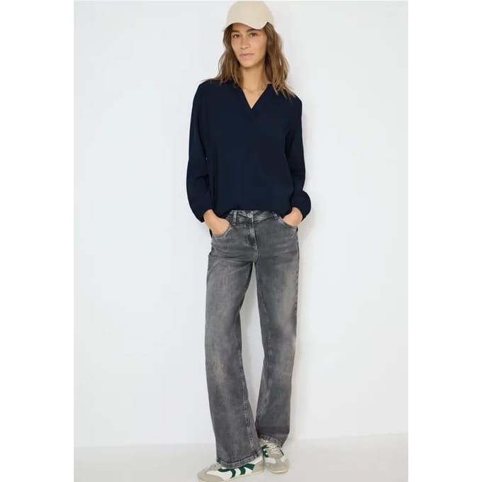 Blouse in effen kleur