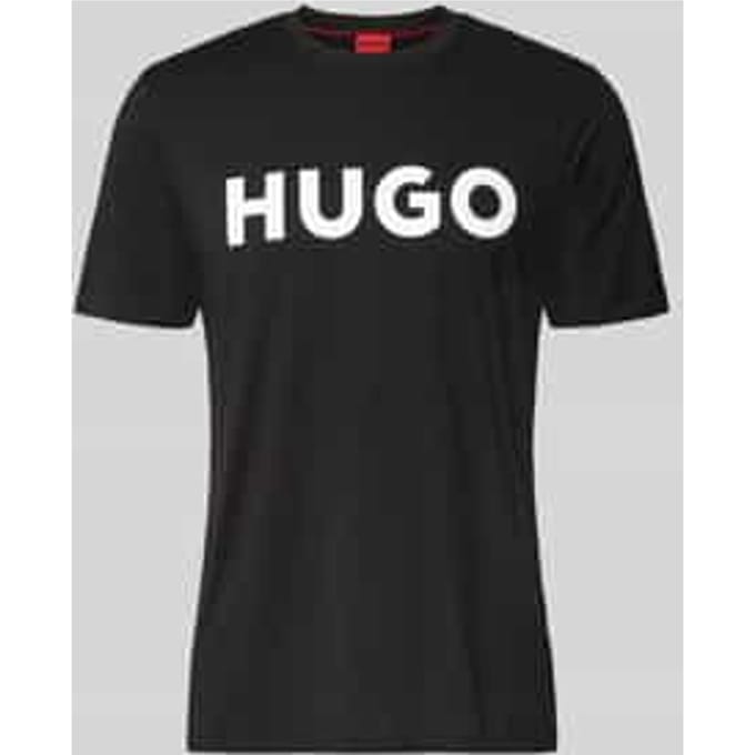 T-shirt met labelopschrift, model 'DULIVIO'