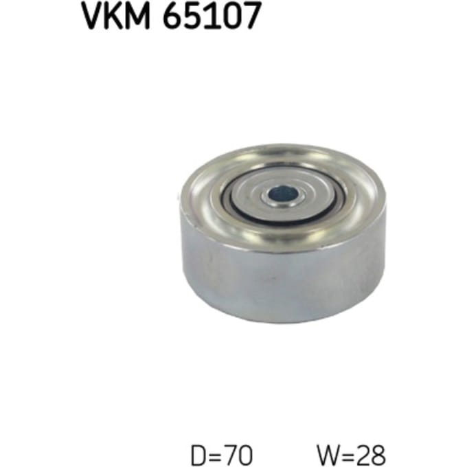Rondsel/geleiderpoelie, V-riem SKF VKM 65107
