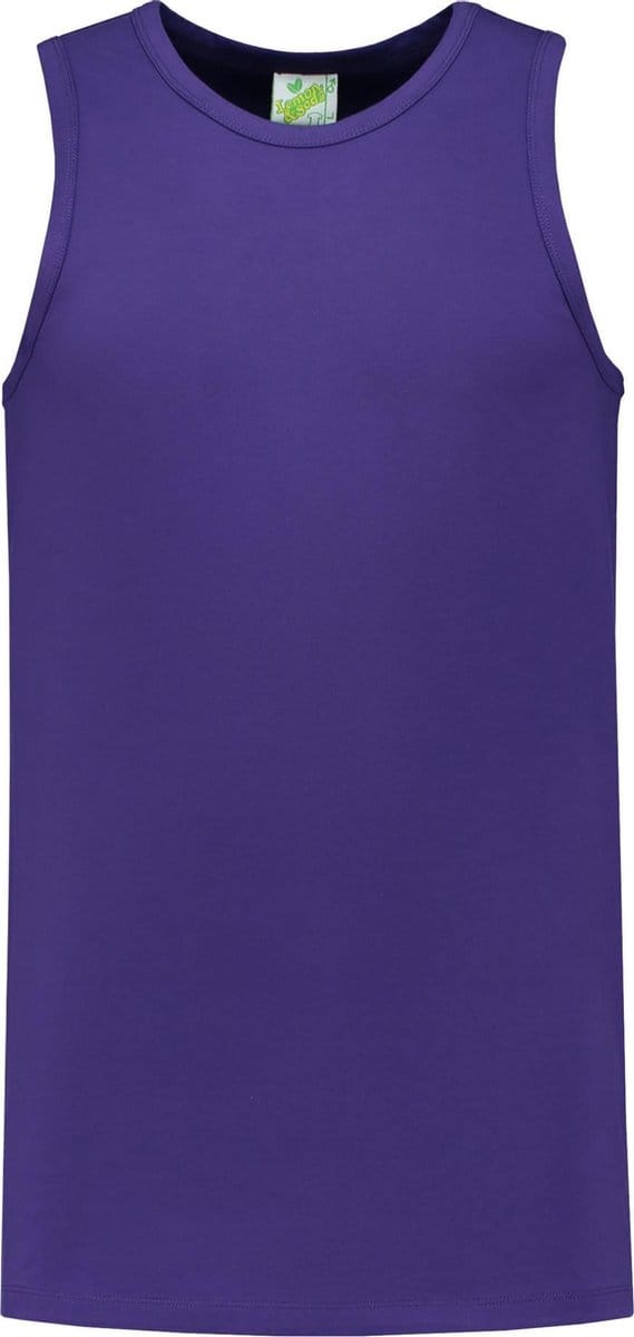Lemon & Soda heren tanktop in de kleur paars in de maat S.