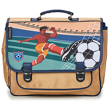 Caramel & Cie Boekentas/Schooltas Football Club Medium - Bruin