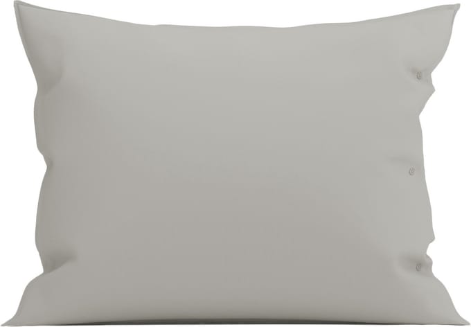 Yellow Kussensloop Percale - Kussenhoes van 60x70 cm - 1 stuk - 100% Katoen-Perkal - Grijs