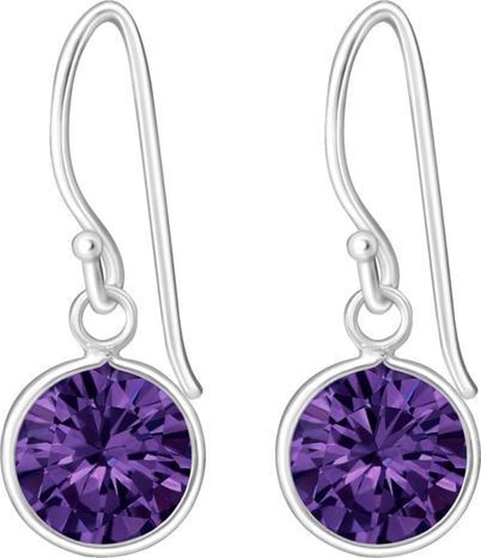 Montebello Oorbellen Aagje Ameth - 925 Zilver E-Coating - ∅8mm - 22mm