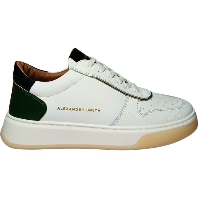 Mannenschoenen Alexander Smith Harrow Man White Green sneakers