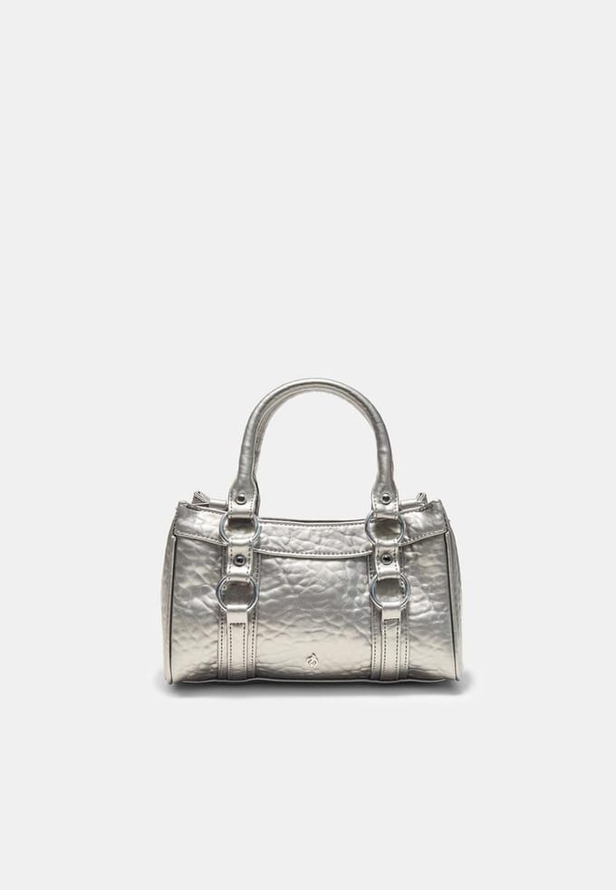 Stradivarius Kleine bowlingtas  Grijs OS