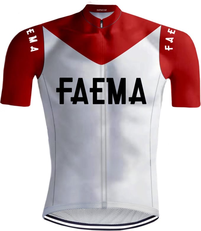 Retro Wielershirt Faema - REDTED - M