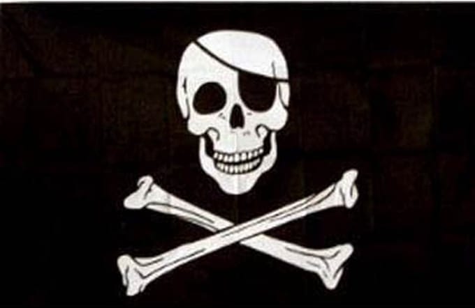 Vlag Piraat (Jolly Rogers)