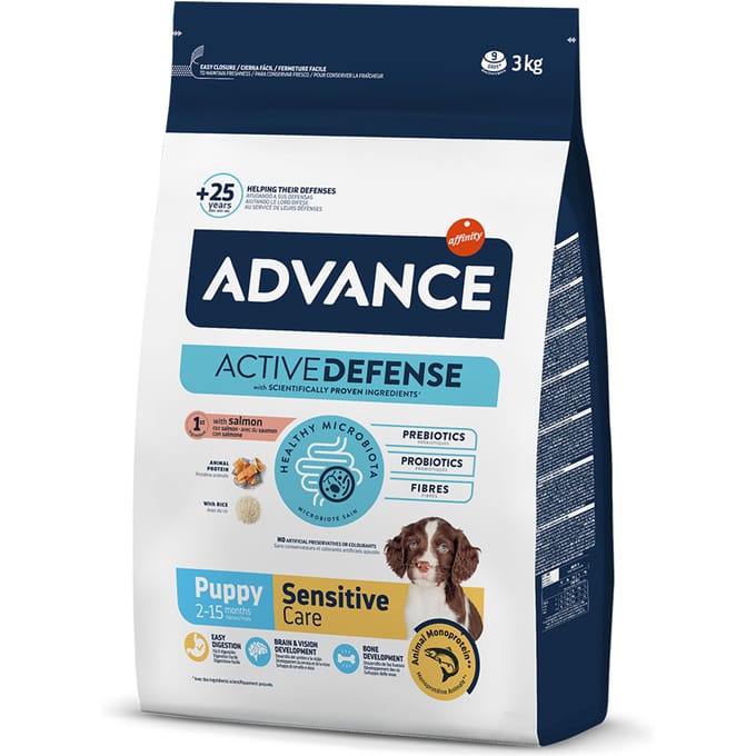 2x3kg Puppy Sensitive Advance hondenvoer