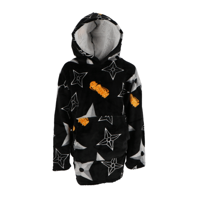 Naruto Hoodie Fleece deken Shuriken, 7 - 14 jaar