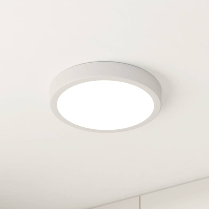 EGLO LED plafondlamp Fueva 5 IP44 3000K wit Ø21cm