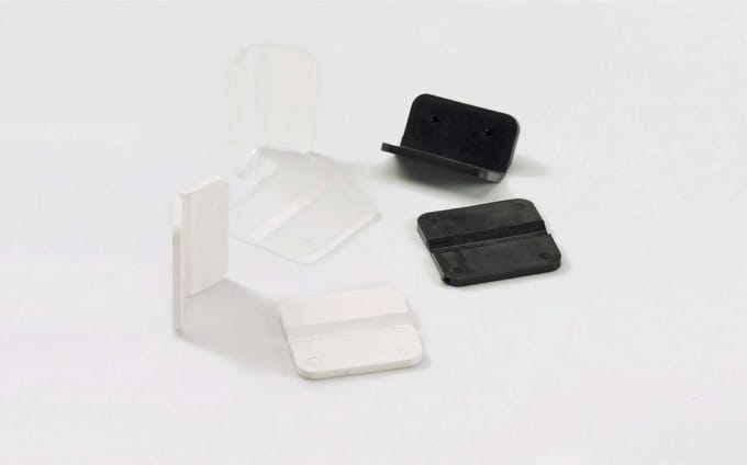 Plastic scharnier - Plastic scharnier wit - Voliere - Zelfbouw - Voliere benodigdheden - TT Kooien