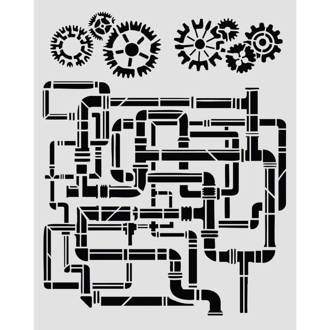 Sjabloon "Gardens of Time - Tubes"