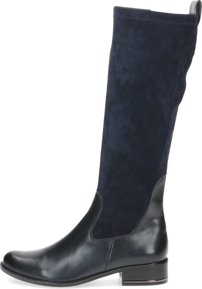Caprice 9-9-25514-41-880 Dames Lange Laarzen - Donker Blauw - 5.5