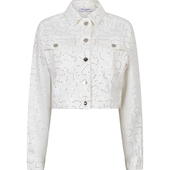 Jacket Mavi | White